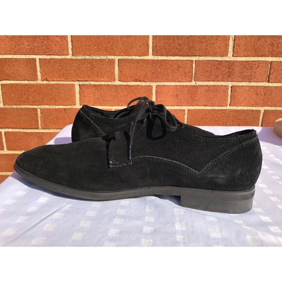 J.D. Fisk Black Suede lace up men shoes US Size 10 M - Picture 4 of 12